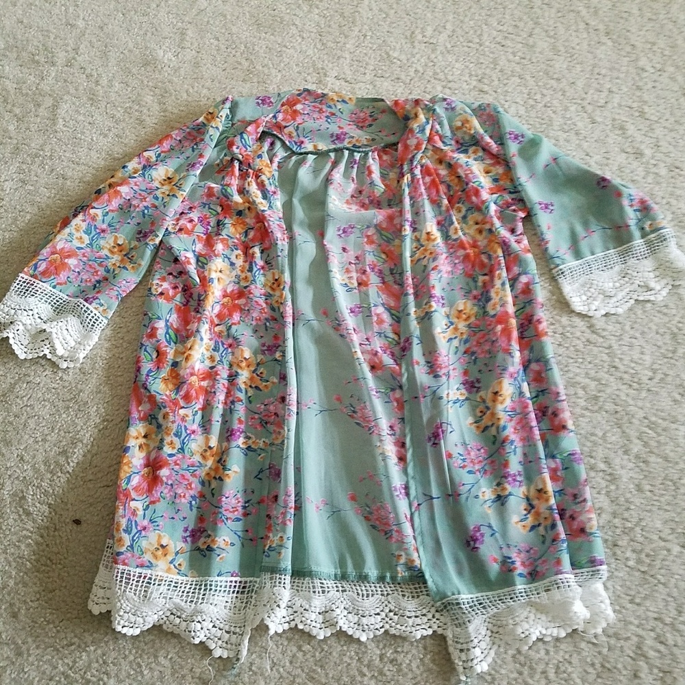 Floral kimono